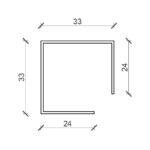 25x25x60 samlemuffe
