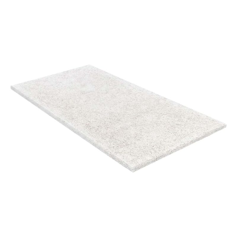 Træbeton SUPERFIN K5 Hvidmalet 25 x 600 x 1200 mm