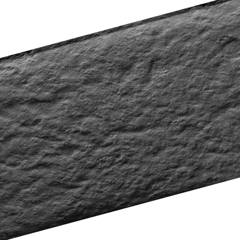 Ripstaal Bedkant Sort 10 m x 20 cm