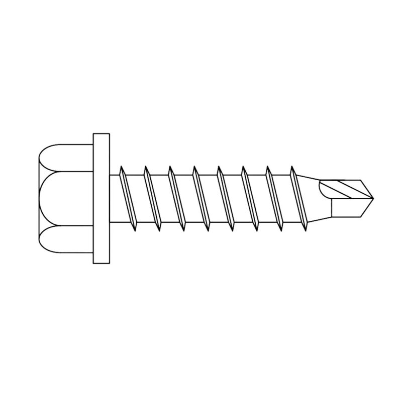 Plannja Combideck 45 overlapsskrue 5,5 x 19 mm 2 Plannja Combideck 45 overlapsskrue 5,5 x 19 mm