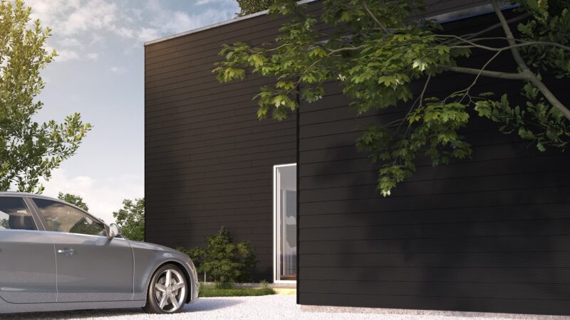 SCG Smartwood 150 x 3000 mm Plank Onyx Black