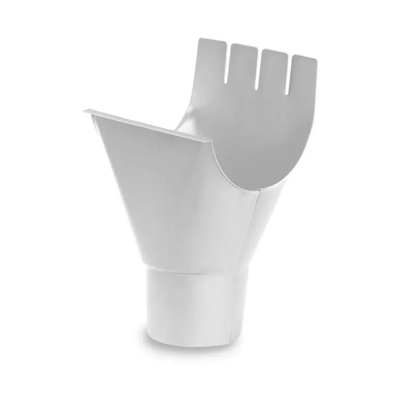 Plannja Tudstykke Silver Stål 150/90 mm 1 Plannja tudstykke 125/90 mm i Silver stål