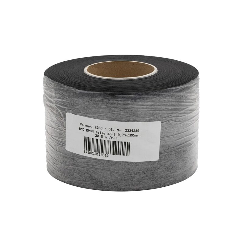 EPDM folie 20 m 0,75 x 100 mm 2 EPDM folie 20 m 0,75 x 100 mm