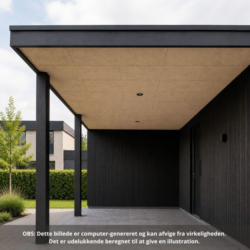 Sonablock Træbeton FIN K5 Natur 25 x 600 x 1200 mm