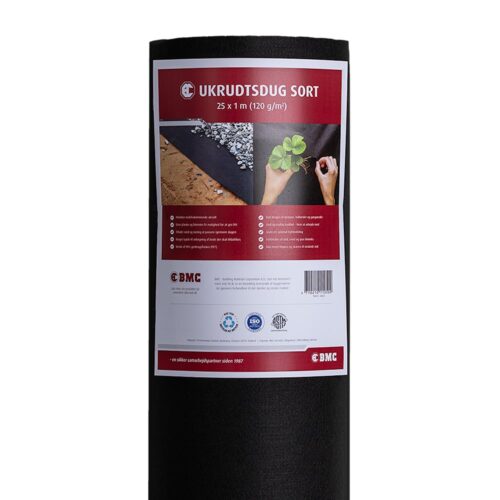 BMC Ukrudtsdug 120g 1 x 25 m Sort