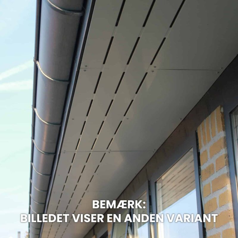 SCG Udhængsplade Lining Hvid m/ventilation