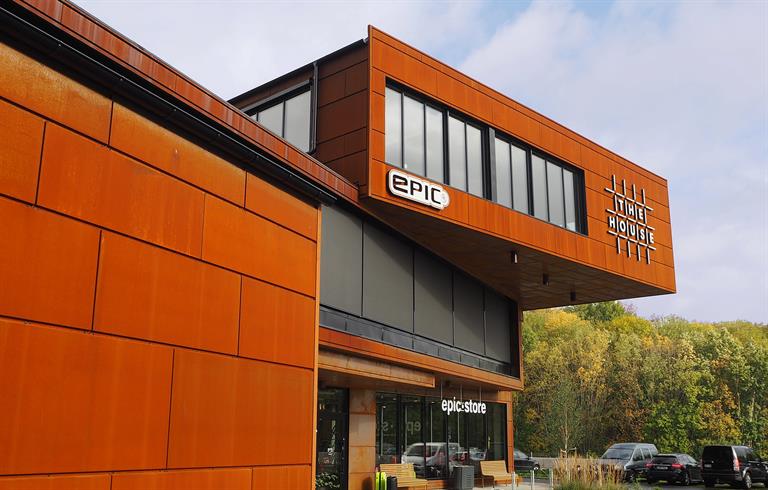 cor-ten 4 primo office building